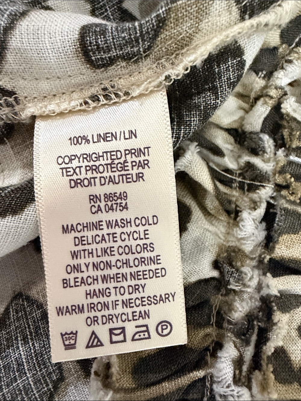 Tommy Bahama Relax Size 2 Linen Leopard Print Ruffle Hem Mini Skirt - Picture 5 of 9
